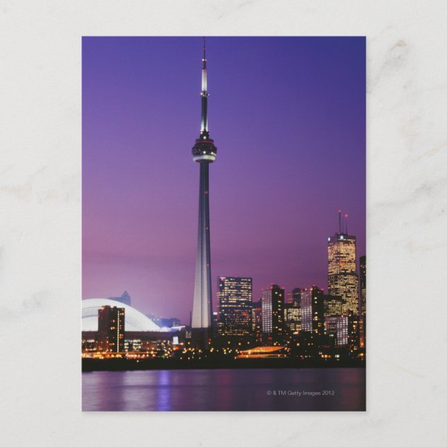 Kanada National Tower, Toronto, Kanada Postkarte (Vorderseite)