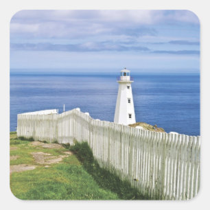 Kanada, Neufundland, Cape Spear National 2 Quadratischer Aufkleber
