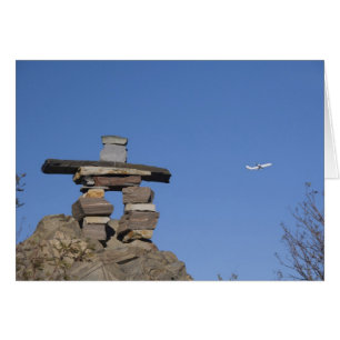 Kanada, Neufundland, St. John's. Inukshuk (um