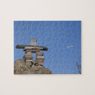 Kanada, Neufundland, St. John's. Inukshuk (um