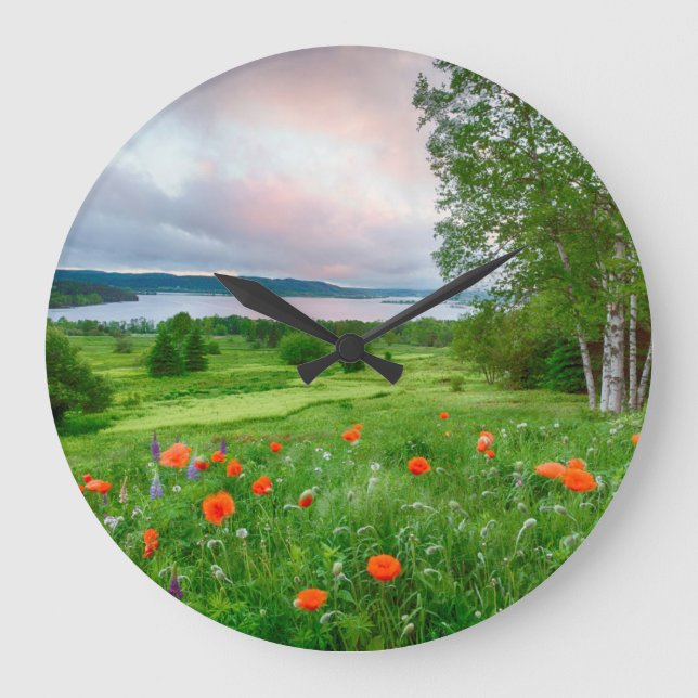 Kanada, New Brunswick, 3 Große Wanduhr (Vorderseite)