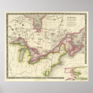 Kanada, New Brusnwick und Nova Scotia Poster