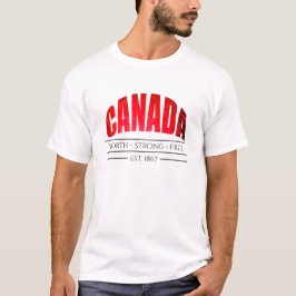Kanada nördlich starke freie est.1867 - T-Shirt