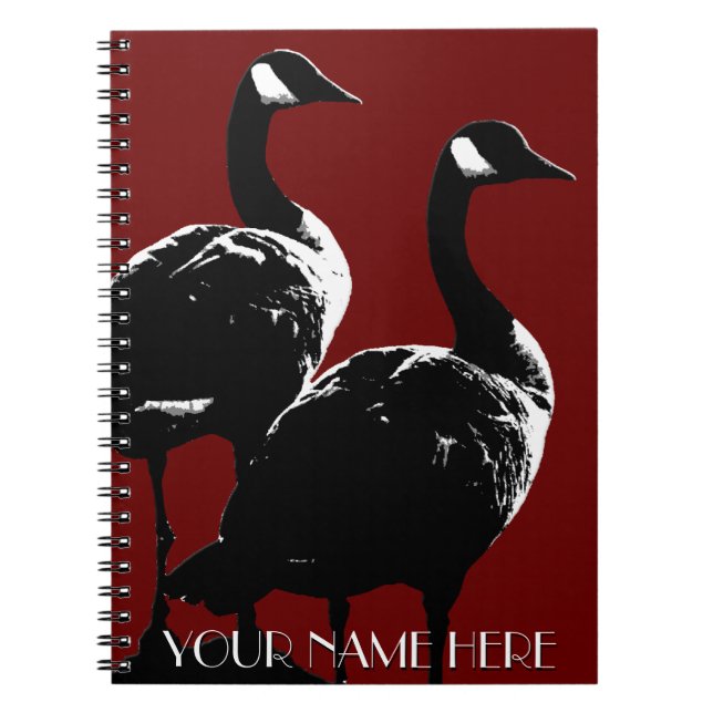 Kanada Notebook Custom Canada Goose Notebooks Gesc Notizblock (Vorderseite)