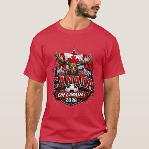 Kanada Oh Kanada 2026 Fußballfan T-Shirt