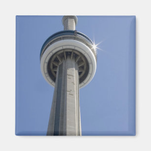 Kanada, Ontario, Toronto. Spitze des CN Tower mit Magnet