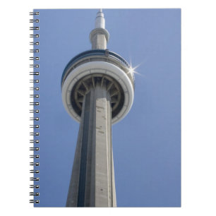 Kanada, Ontario, Toronto. Top of CN Tower mit Notizblock
