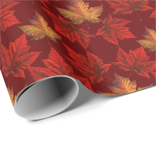 Kanada-Packpapier-Kanada-Ahornblatt-Papier Geschenkpapier