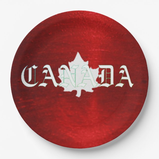 KANADA PAPPTELLER (Vorderseite)