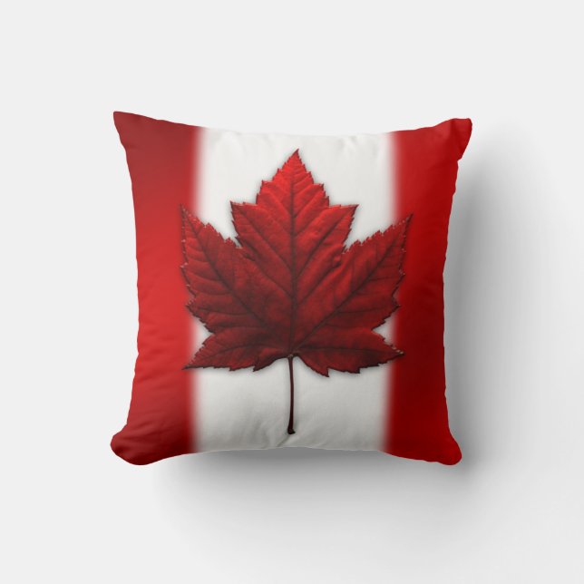 Kanada Pillow Personalisiert kanadische Flagge Kis Kissen (Vorderseite)
