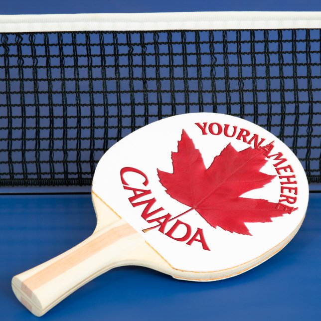 Kanada Ping Pong Paddle Varsity Kanada Personalisi Tischtennis Schläger (InSitu)