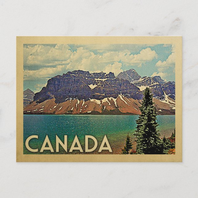 Kanada Postcard Vintage Travel Postkarte (Vorderseite)