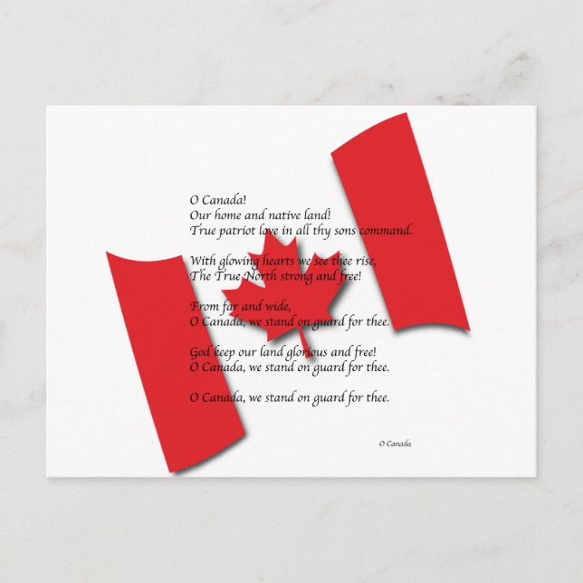 Kanada Postkarte (Vorderseite)