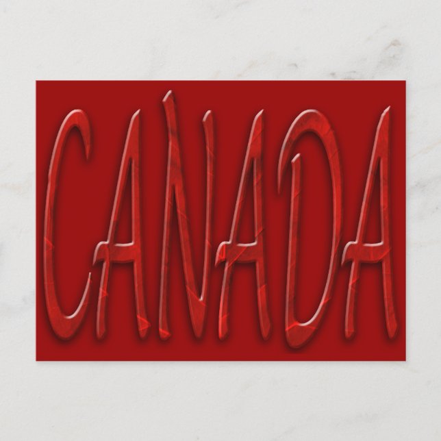 Kanada Postkarten Custom Canada Souvenir Postkarte (Vorderseite)