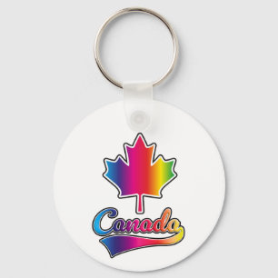 Kanada Prix Regenbogenlogo Schlüsselanhänger