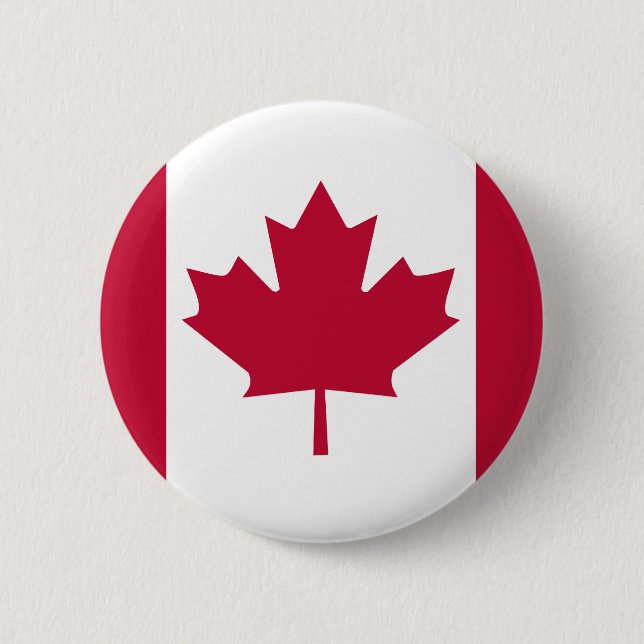 Kanada-Qualitäts-Flagge Button (Vorderseite)