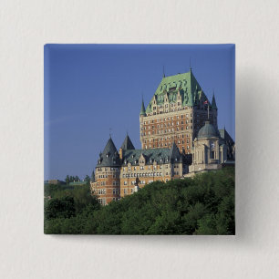 Kanada, Quebec City.  Chateau Frontenac. Button