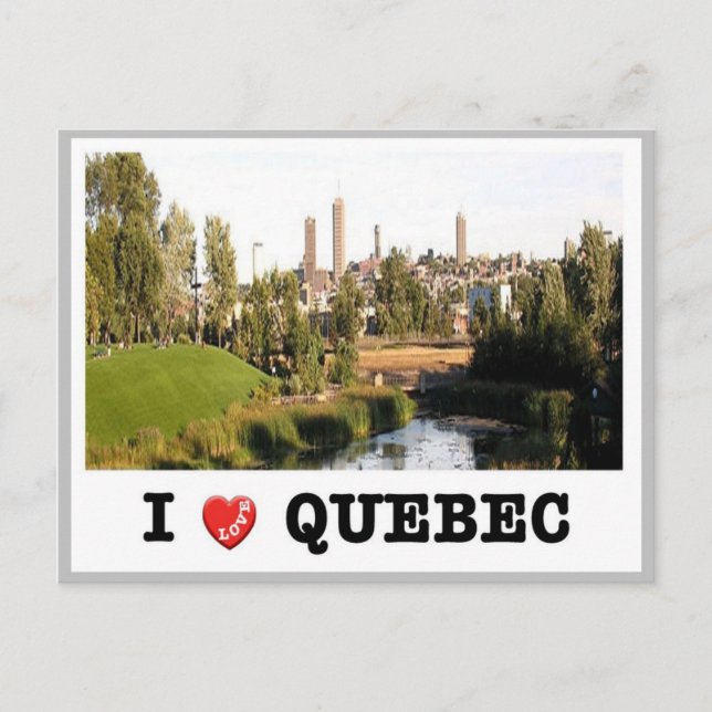 Kanada - Quebec - I Liebe - Postkarte (Vorderseite)