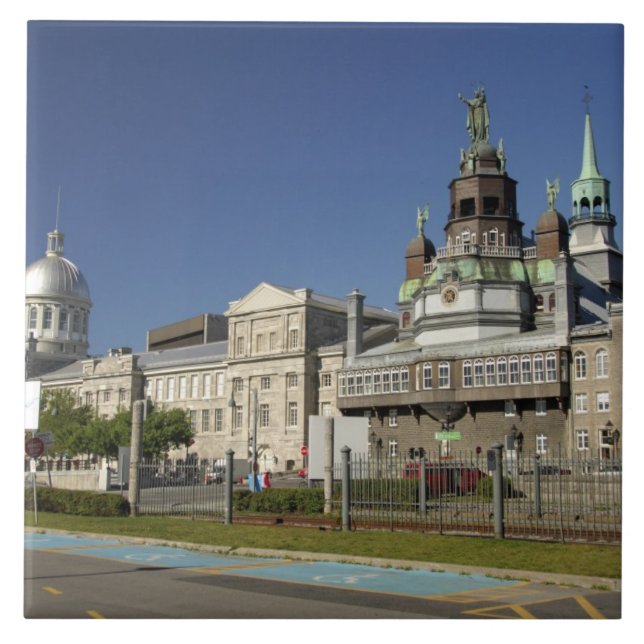 Kanada, Quebec, Montreal. Altes Montreal Fliese (Vorderseite)