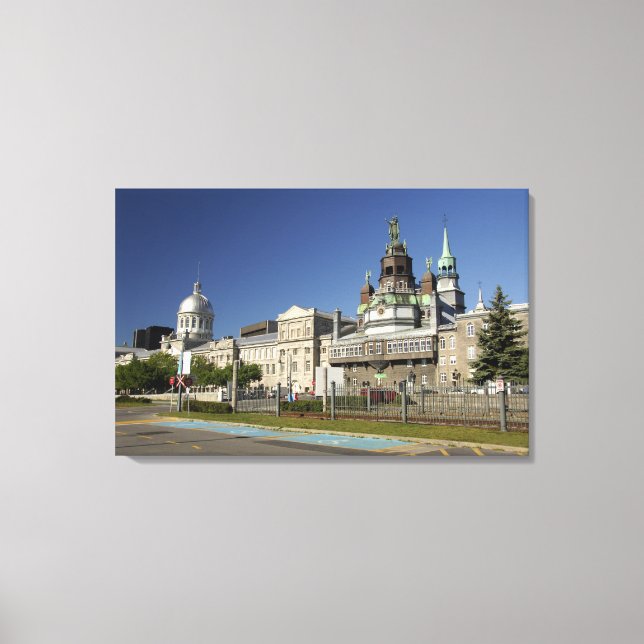 Kanada, Quebec, Montreal. Altes Montreal Leinwanddruck (Vorderseite)