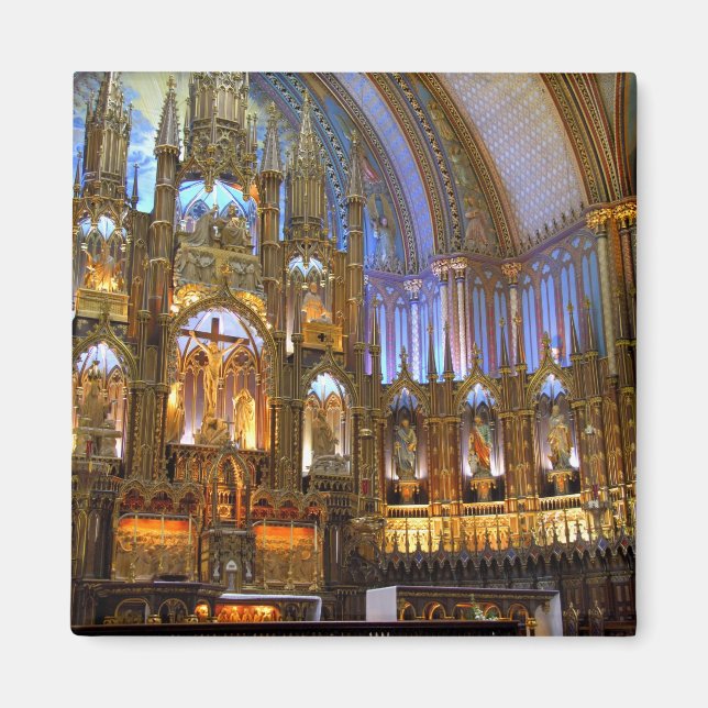 Kanada, Quebec, Montreal. Inneres von Notre Magnet (Vorne)