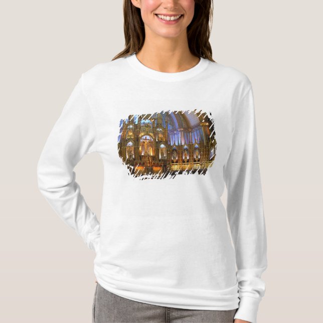 Kanada, Quebec, Montreal. Inneres von Notre T-Shirt (Vorderseite)