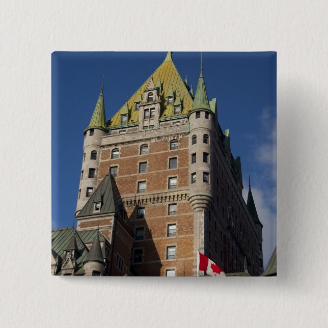 Kanada, Quebec, Quebec City. Fairmont Button (Vorderseite)