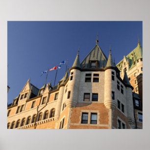 Kanada, Quebec, Quebec City. Fairmont Chateau Poster
