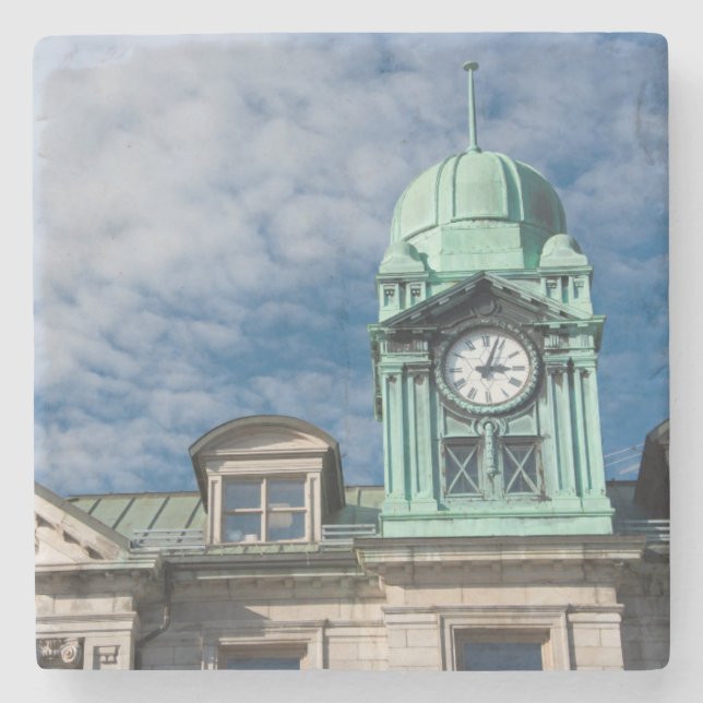 Kanada, Quebec, Quebec City. Hafenbehörde Steinuntersetzer (Vorderseite)