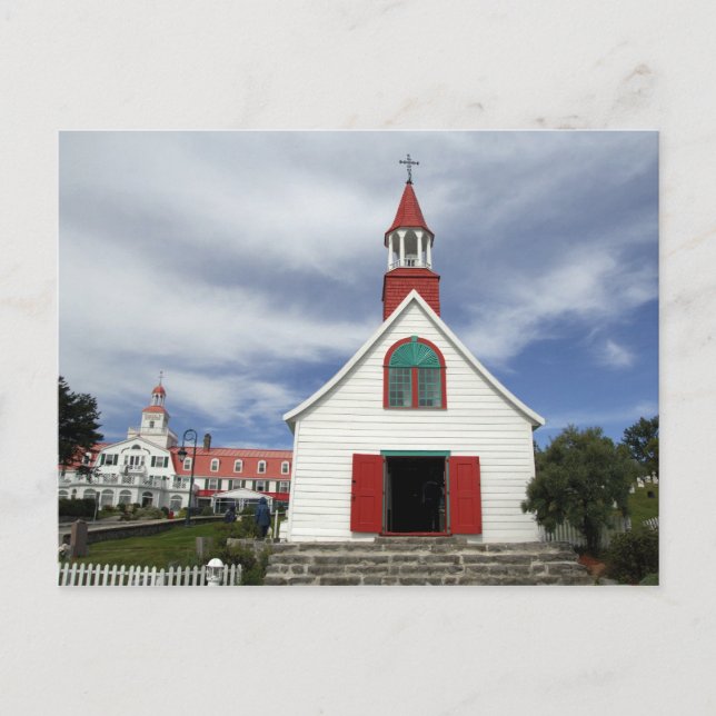 Kanada, Quebec, Tadoussac. Petite Chapelle, Postkarte (Vorderseite)
