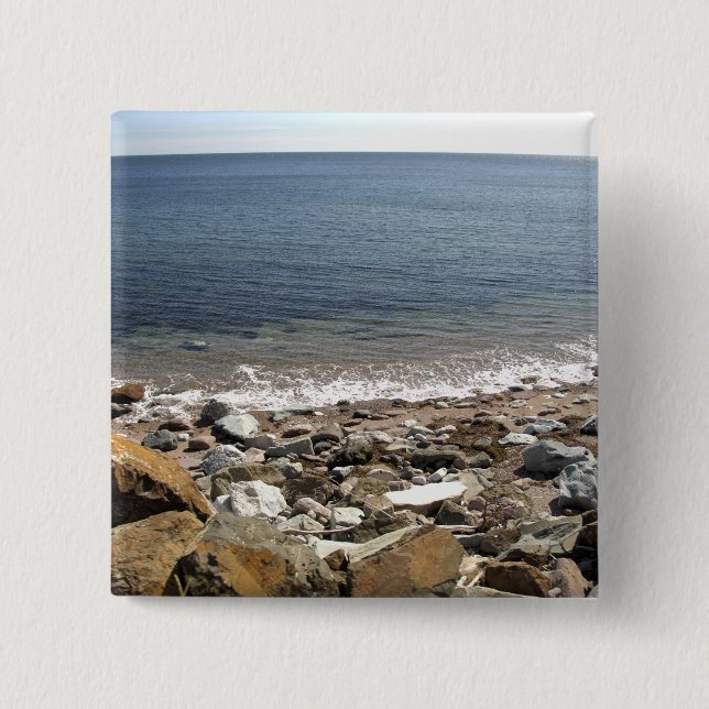 Kanada, Quebec. VIA Rail Canada trainiert Button (Vorderseite)