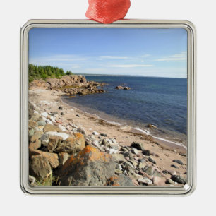 Kanada, Quebec. VIA Rail Canada Zug Die 2 Silbernes Ornament