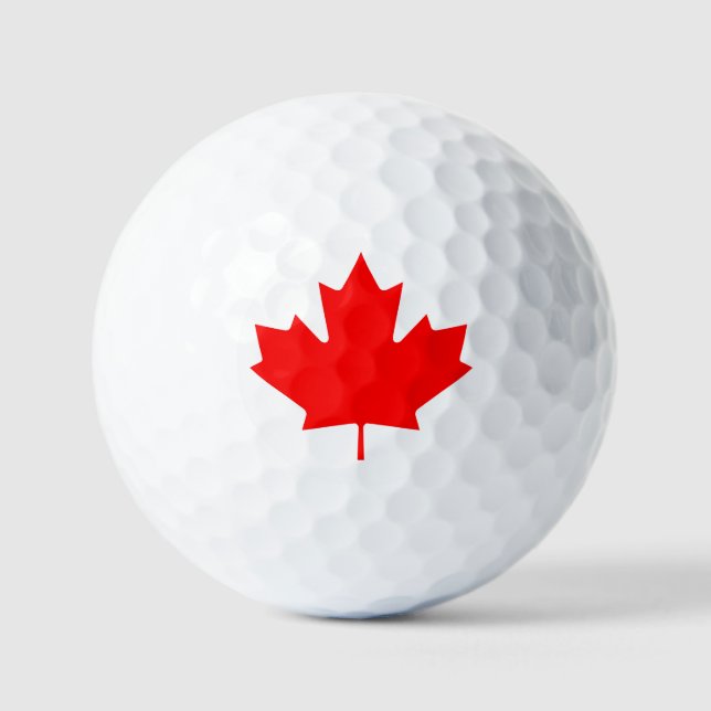 Kanada Red Maple Leaf Golfball (Vorderseite)