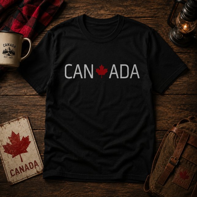 Kanada Red Maple Leaf T-Shirt (Von Creator hochgeladen)