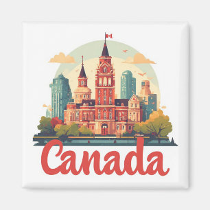 Kanada-Reiseandenken für Weltreisende Magnet