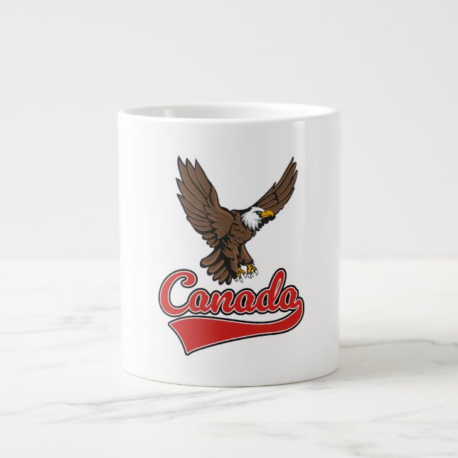 Kanada Reiselogo Jumbo-Tasse (Vorderseite)