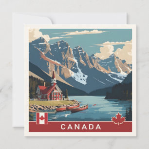 Kanada Reiseplakat Karte