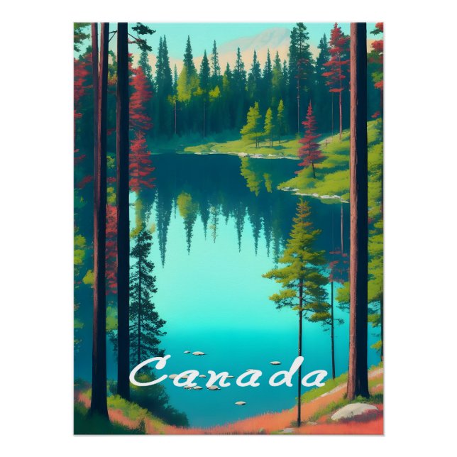 Kanada Reiseplakat Poster (Vorderseite)