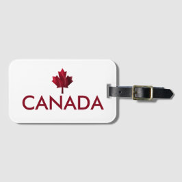 Kanada Rotapfelleder Gepäckanhänger