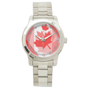 KANADA, roter Ahornleaf Armbanduhr