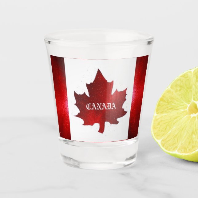 Kanada Schnapsglas (Vorderseite)
