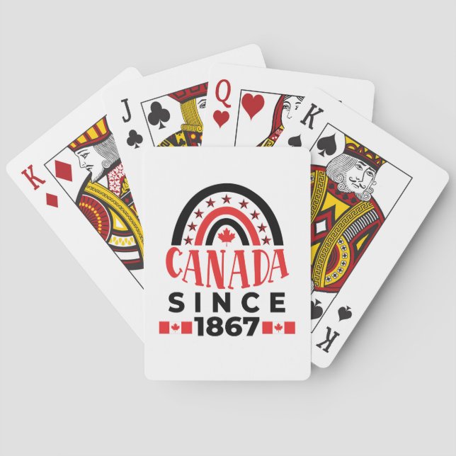 Kanada seit 1867 spielkarten (Rückseite)
