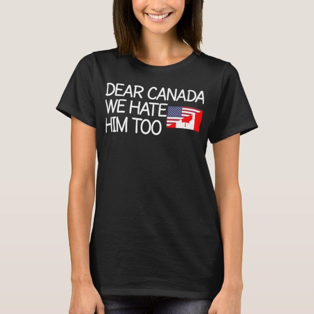 Kanada Shirt, kanadisches Shirt, proud kanadisches T-Shirt (Vorderseite)