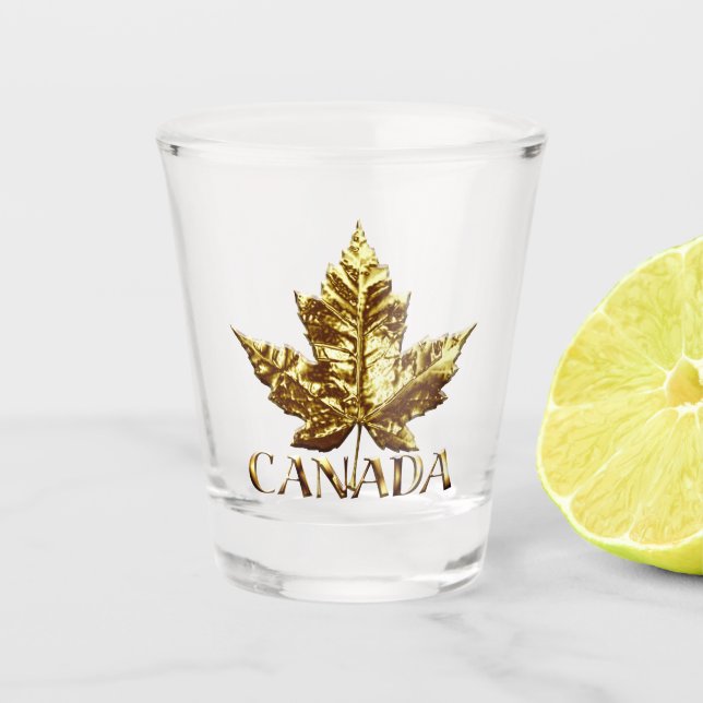 Kanada Shot Glasses Gold Medal Kanada Souvenirs Schnapsglas (Vorderseite)