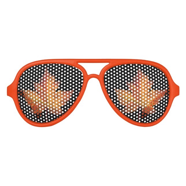Kanada Sonnenbrillen Spaß Kanada Souvenir Kostümge (Vorderseite)