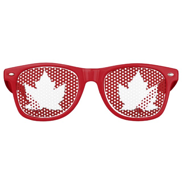 Kanada Sonnenbrillen Spaß Kanada Souvenir Kostümge (Vorderseite)