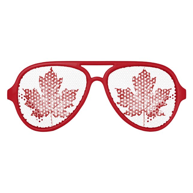 Kanada Sonnenbrillen Spaß Kanada Souvenir Kostümge (Vorderseite)