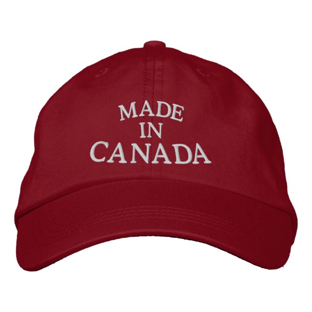 Kanada Souvenir Baseball Cap bestickt Cap / Hat Bestickte Kappe (Vorderseite)