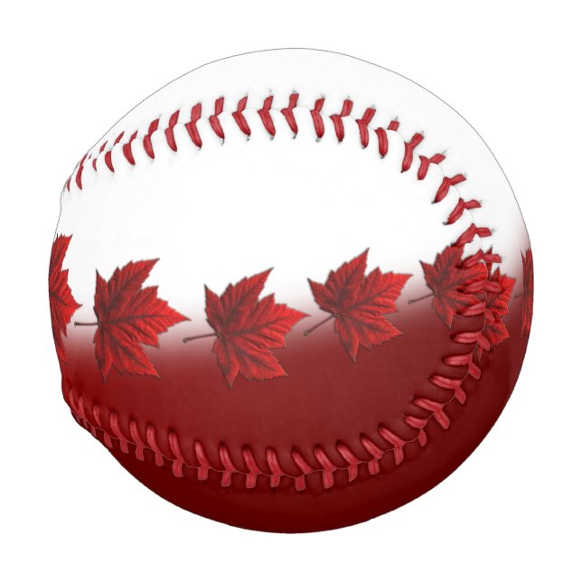 Kanada Souvenir Baseballs Canada Maple Leaf (Vorne Rechts)