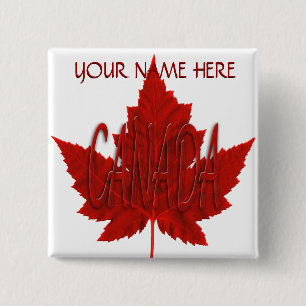 Kanada-Souvenir-Buttons Personalisierte Kanada-Tas Button